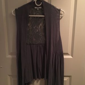 BB Dakota gray vest